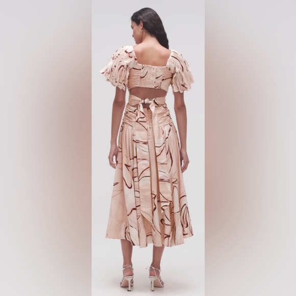 Aje- Marianne Ruched Midi Dress - Picture 6 of 15